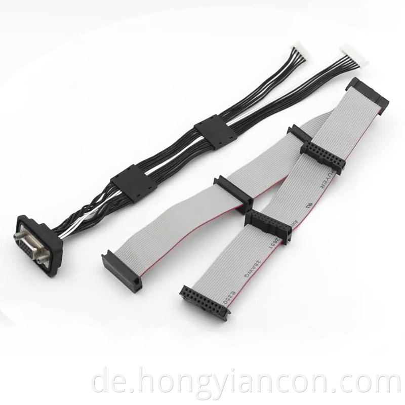 IDC socket connector flexible assembly